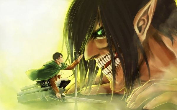 Anime Attack On Titan Shingeki No Kyojin Levi Ackerman Eren Yeager HD Wallpaper | Background Image