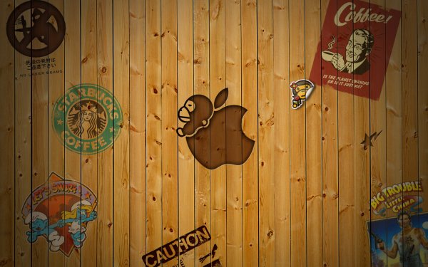 Technologie Apple Hout HD Wallpaper | Achtergrond