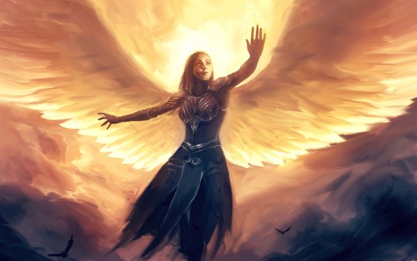 Fantasy Angel Armor Wings HD Wallpaper | Background Image