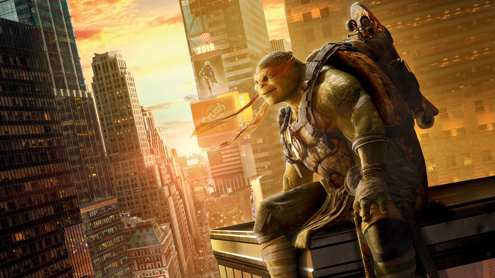 Download Michelangelo (TMNT) Movie Teenage Mutant Ninja Turtles: Out Of The Shadows HD Wallpaper