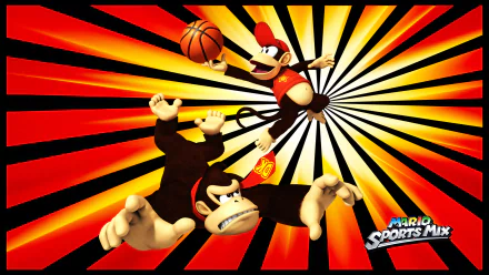 video game Mario Sports Mix HD Desktop Wallpaper | Background Image