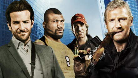 sharlto copley Bradley Cooper Liam Neeson Quinton Jackson movie The A-Team HD Desktop Wallpaper | Background Image