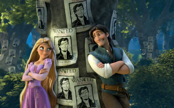 Rapunzel Flynn Rider movie Tangled HD Desktop Wallpaper | Background Image