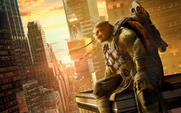 Michelangelo (TMNT) movie Teenage Mutant Ninja Turtles: Out Of The Shadows HD Desktop Wallpaper | Background Image