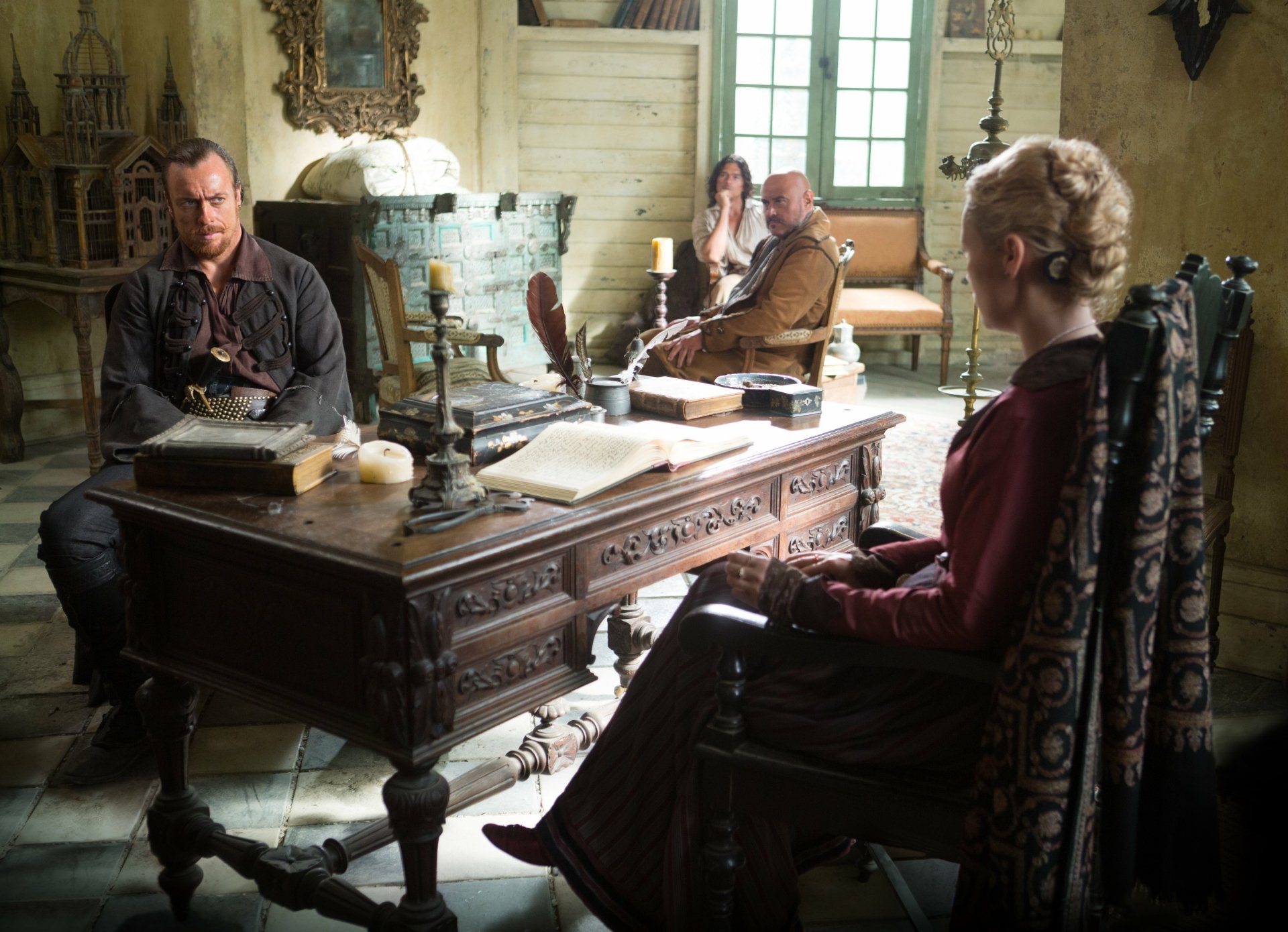 Download Hannah New Eleanor Guthrie Captain Flint (Black Sails) Toby Stephens TV Show Black Sails 4k Ultra HD Wallpaper