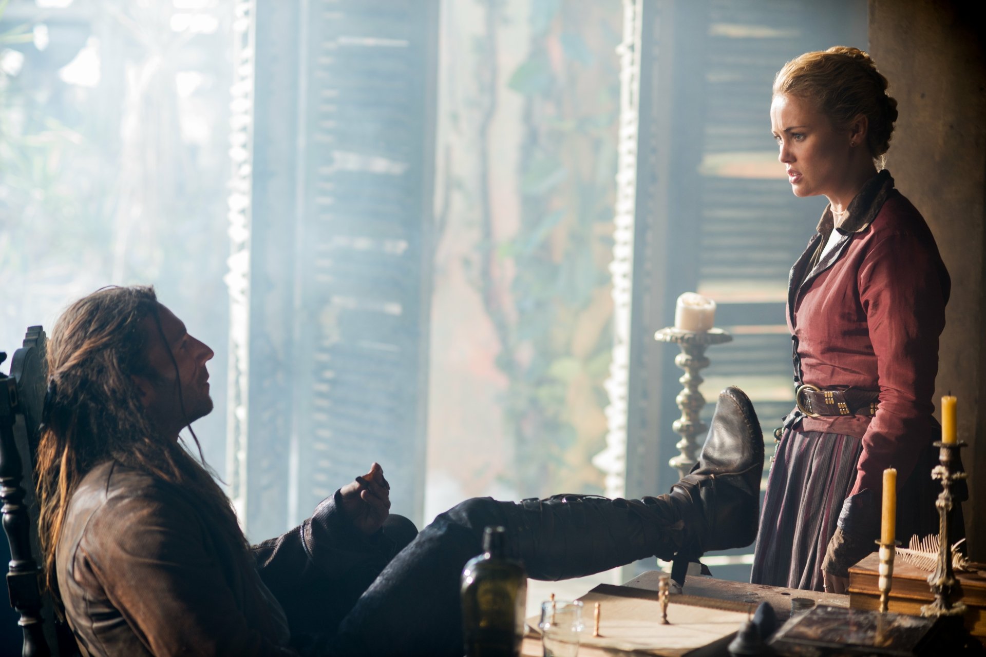 Download Zach McGowan Charles Vane (Black Sails) Hannah New Eleanor Guthrie TV Show Black Sails 4k Ultra HD Wallpaper