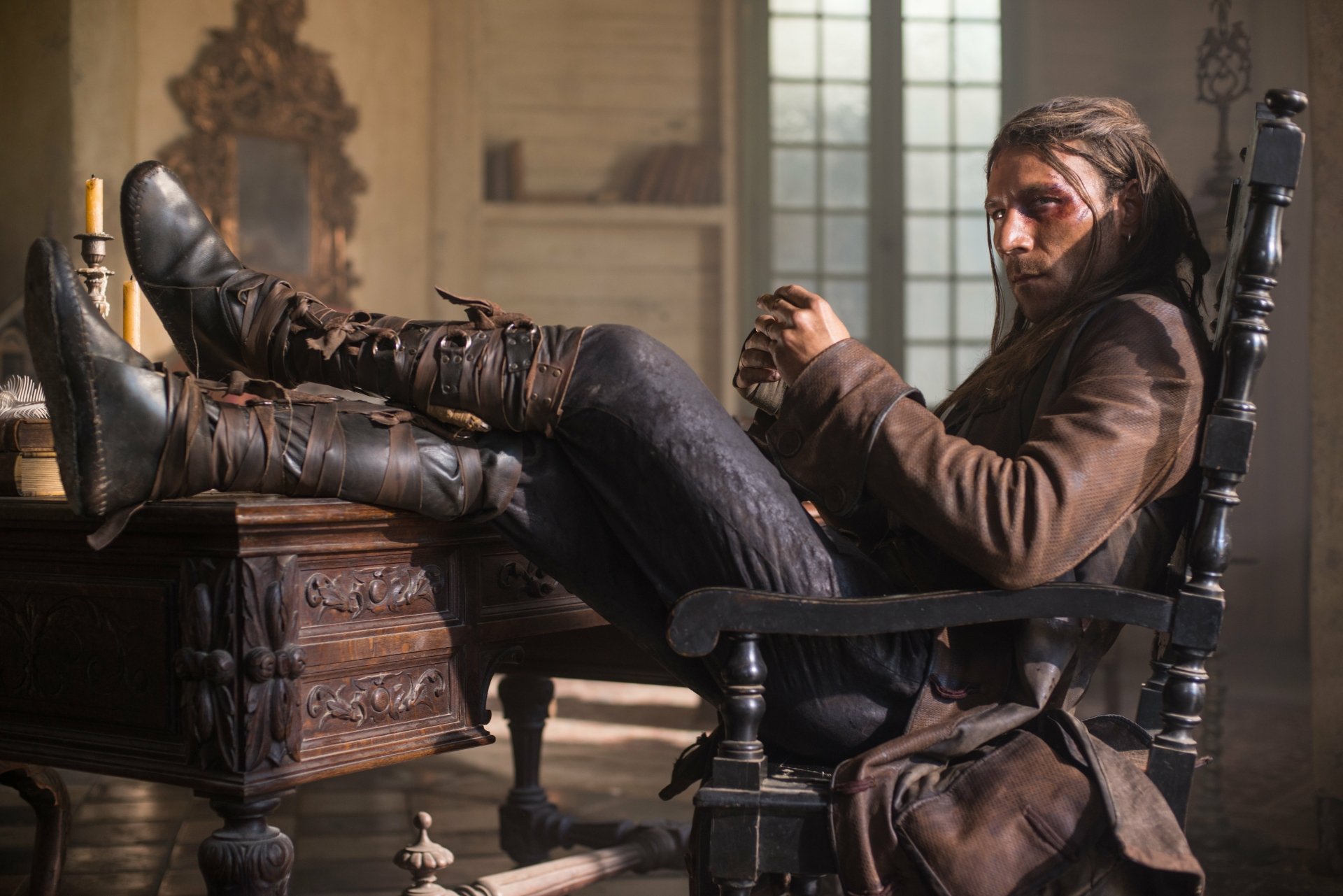 Download Zach McGowan Charles Vane (Black Sails) TV Show Black Sails 4k Ultra HD Wallpaper