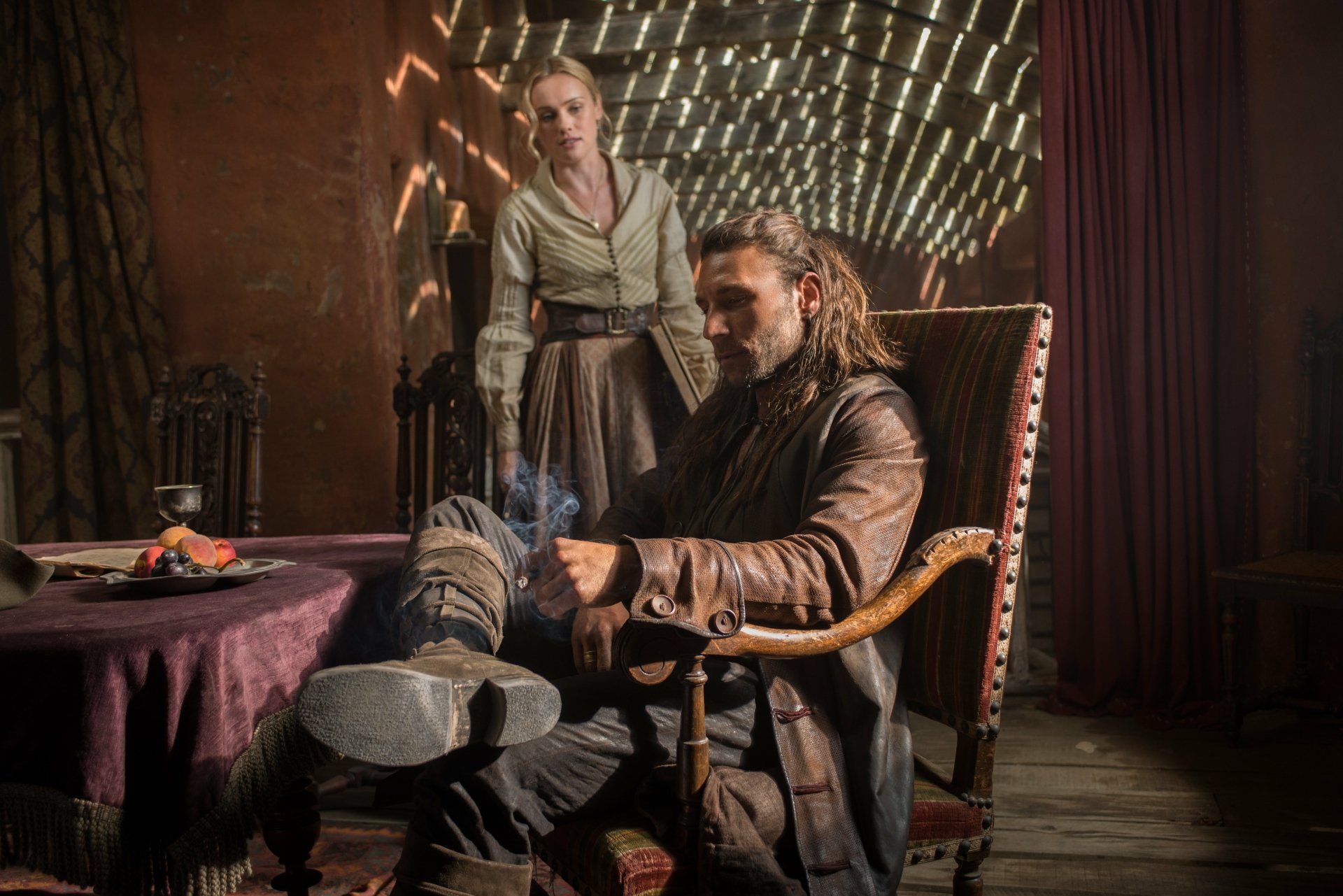 Download Zach McGowan Charles Vane (Black Sails) Hannah New Eleanor Guthrie TV Show Black Sails 4k Ultra HD Wallpaper