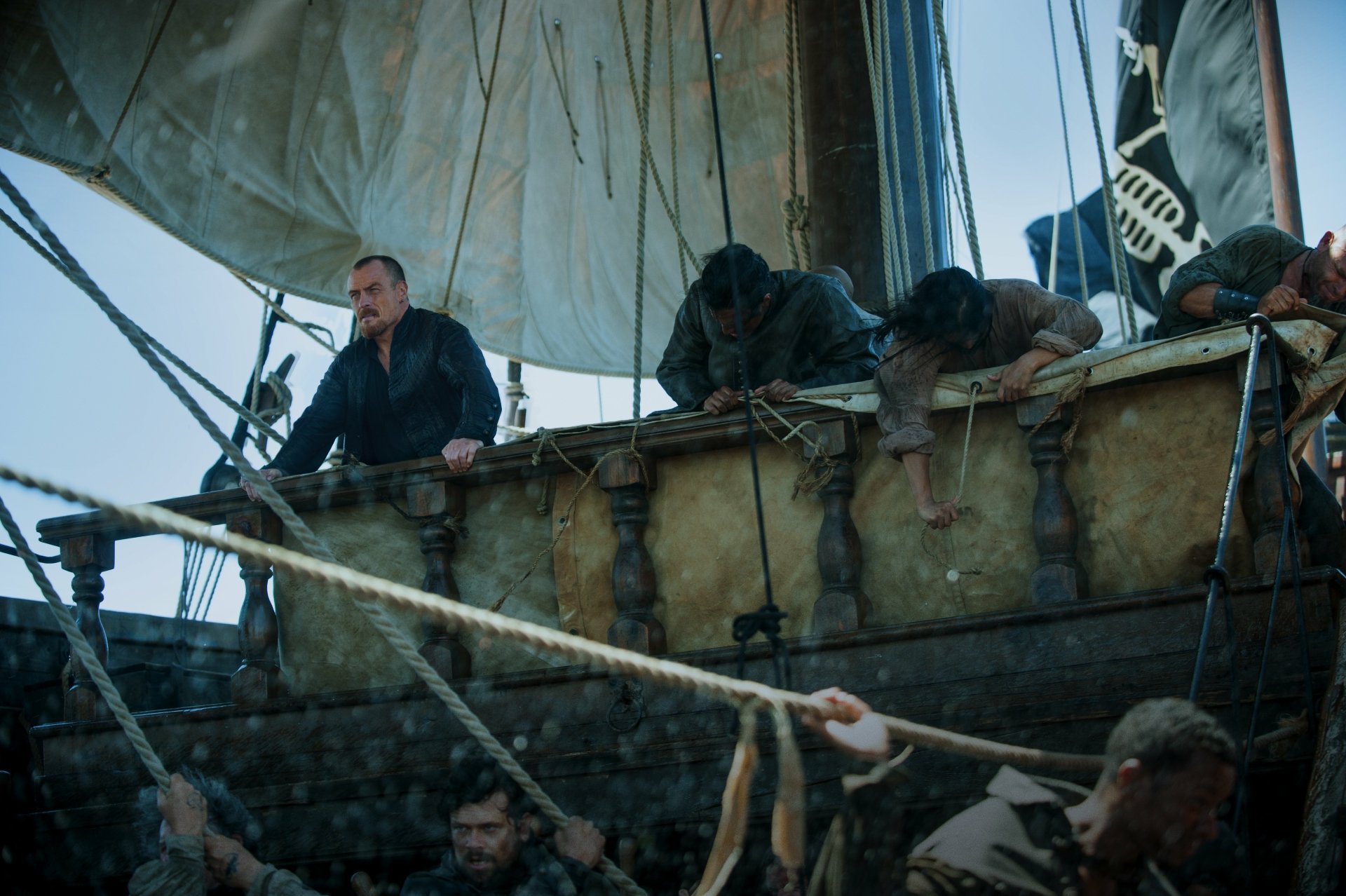 Download Captain Flint (Black Sails) Toby Stephens TV Show Black Sails 4k Ultra HD Wallpaper