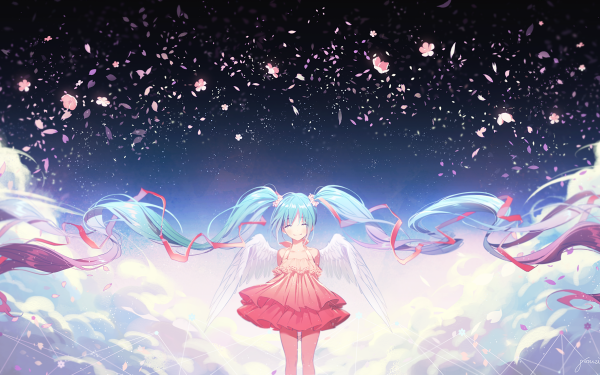 Anime Vocaloid Hatsune Miku HD Wallpaper | Background Image