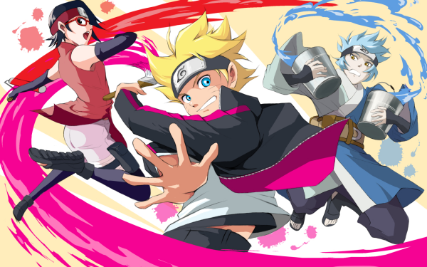 Anime Boruto Naruto Boruto Uzumaki Mitsuki Sarada Uchiha HD Wallpaper | Background Image