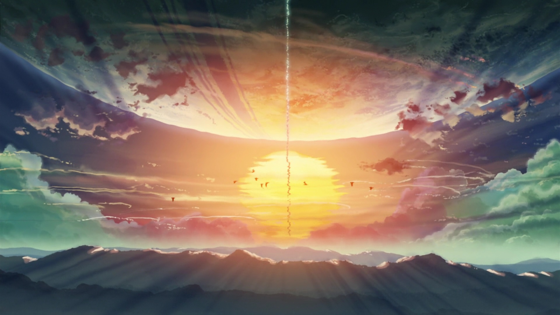 Sunlit landscape: Sayuri's Prison of Dreams wallpaper