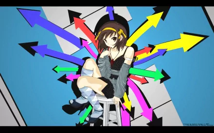 Haruhi Suzumiya Anime The Melancholy of Haruhi Suzumiya HD Desktop Wallpaper | Background Image