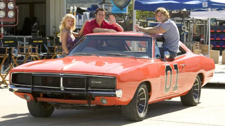 johnny knoxville Seann William Scott Daisy Duke Jessica Simpson General Lee (The Dukes of Hazzard) movie The Dukes Of Hazzard HD Desktop Wallpaper | Background Image