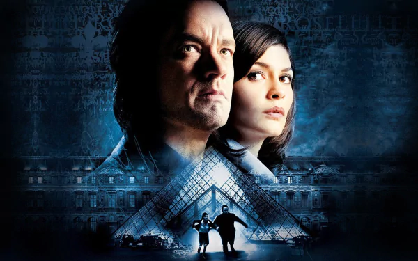 Audrey Tautou Tom Hanks movie The Da Vinci Code HD Desktop Wallpaper | Background Image