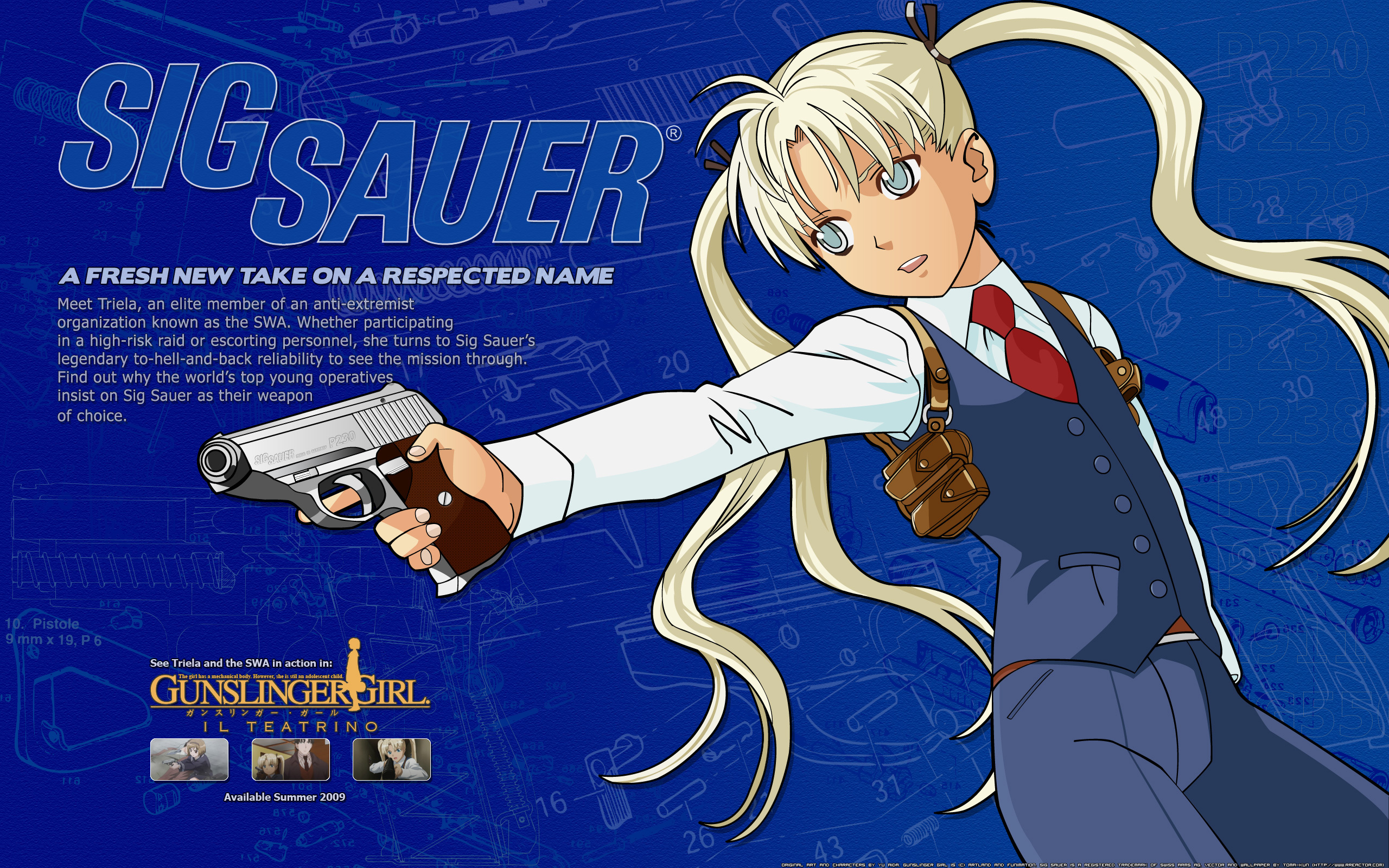 Anime Gunslinger Girl HD Wallpaper