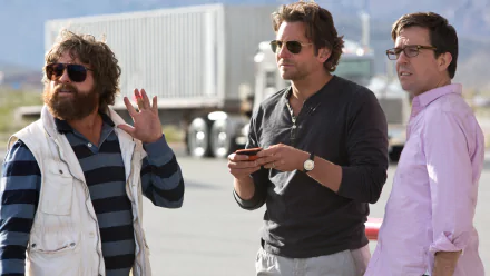 Zach Galifianakis Ed Helms Bradley Cooper movie The Hangover Part III HD Desktop Wallpaper | Background Image