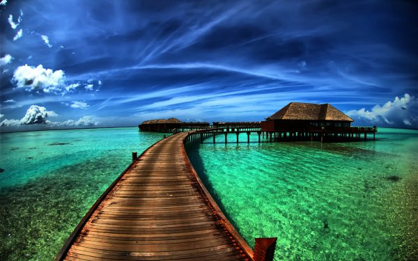 Photography Tropical Holiday Resort Sky Ocean HD Wallpaper | Background Image