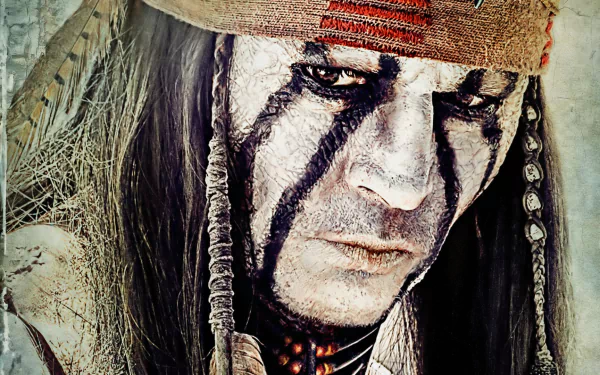Tonto Johnny Depp movie The Lone Ranger HD Desktop Wallpaper | Background Image