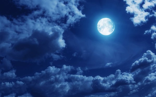 Nature Moon Sky Cloud Night HD Wallpaper | Background Image