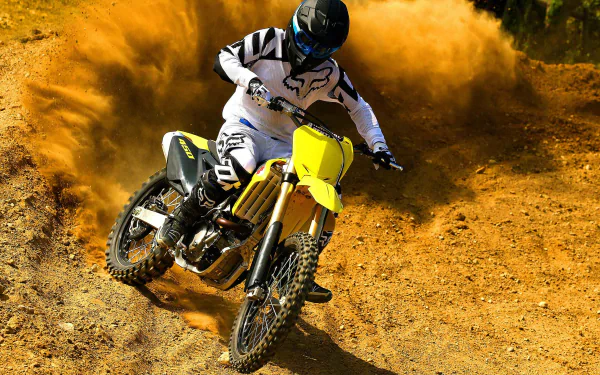 vehicle Suzuki RM-Z450 HD Desktop Wallpaper | Background Image