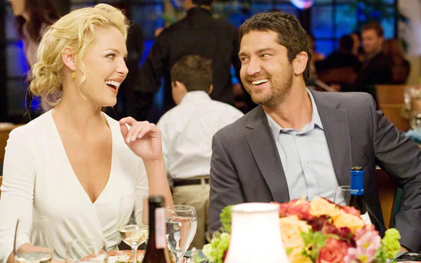 Katherine Heigl Gerard Butler movie The Ugly Truth HD Desktop Wallpaper | Background Image
