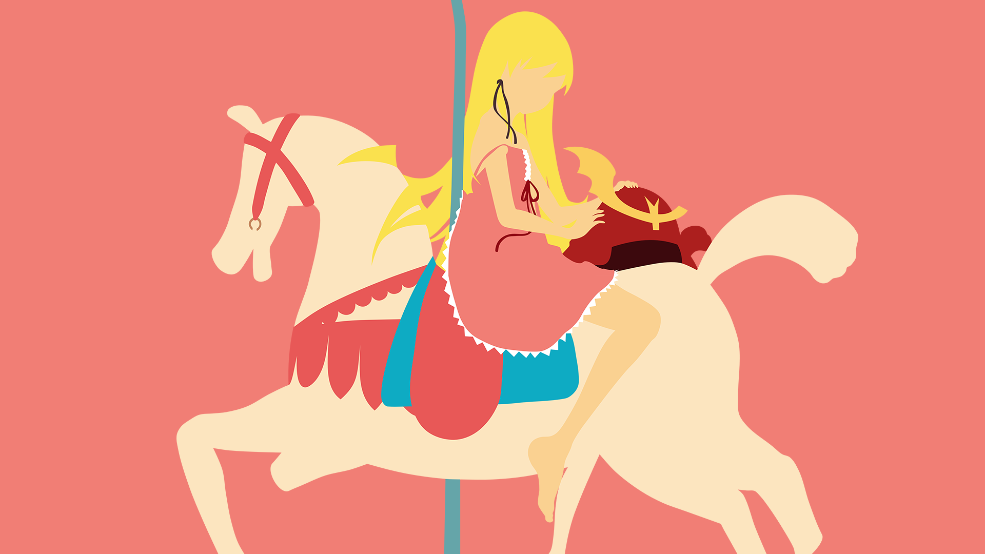 Download Shinobu Oshino Anime Monogatari (Series) HD Wallpaper