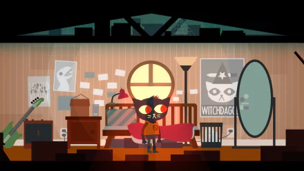 video game Night in the woods HD Desktop Wallpaper | Background Image