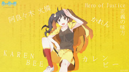 Karen Araragi Anime Monogatari (Series) HD Desktop Wallpaper | Background Image