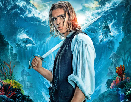 Henry Turner Brenton Thwaites movie Pirates Of The Caribbean: Dead Men Tell No Tales HD Desktop Wallpaper | Background Image