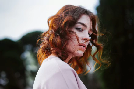 freckles redhead woman model HD Desktop Wallpaper | Background Image