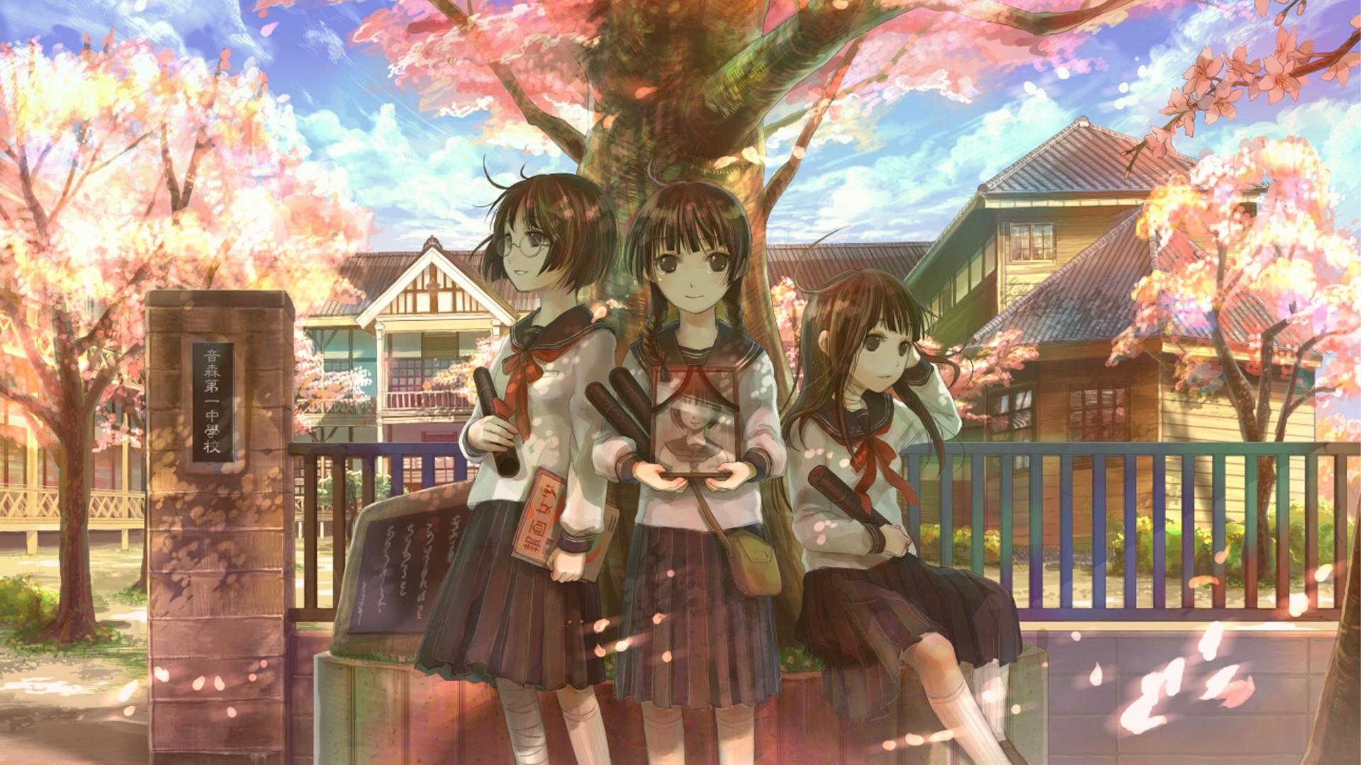 Anime Girl HD Wallpaper by Fuji Choko