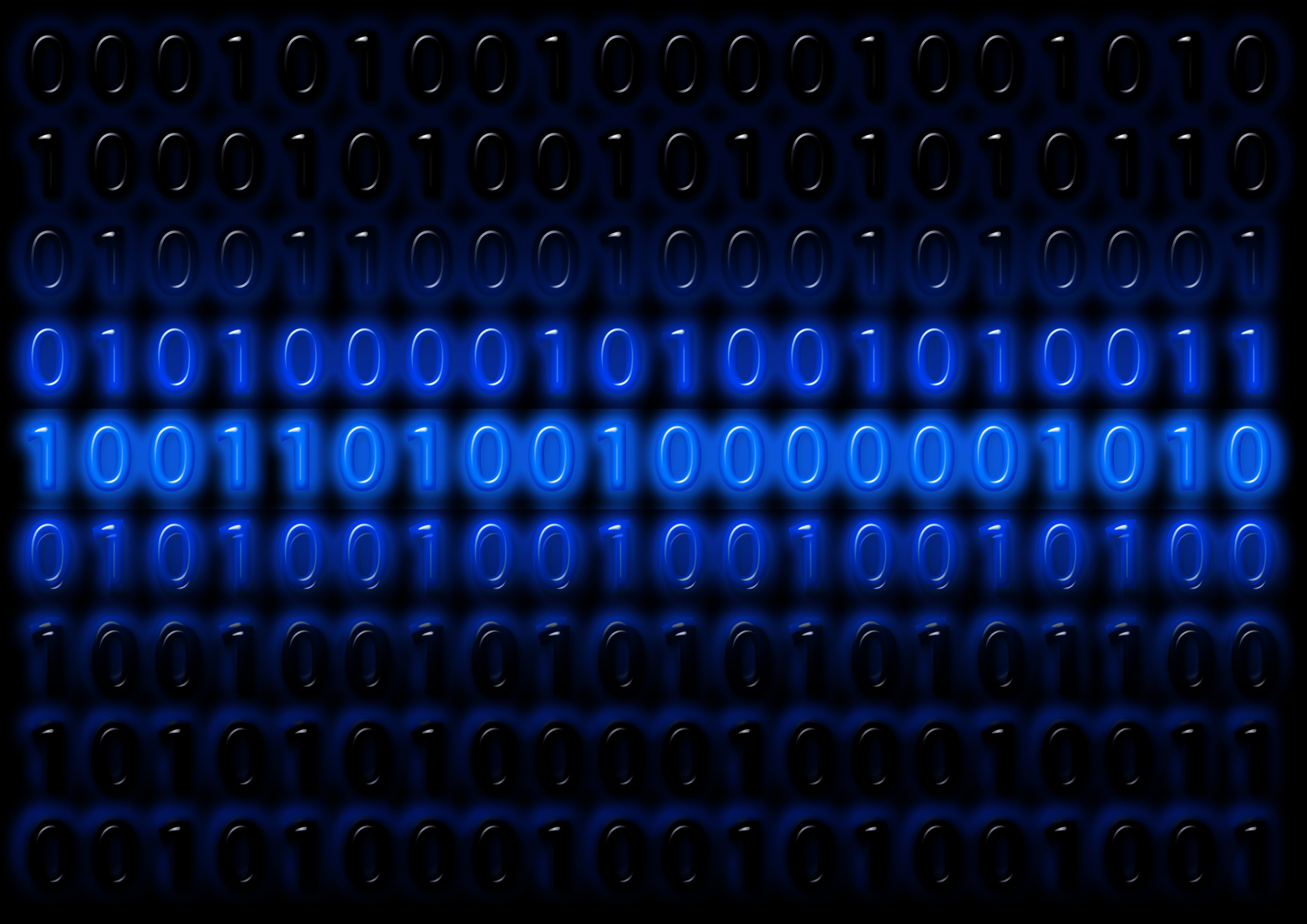 Background with numbers on the screen. Binary code zero one. Matrix. binary  code. Banner, logo, wallpaper. Coding. Hacker concept. 15066474 Vector Art  at Vecteezy