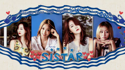 asian K-pop music Sistar HD Desktop Wallpaper | Background Image
