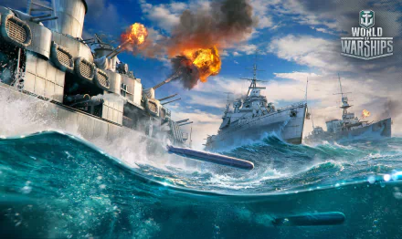 warship video game World of Warships HD Desktop Wallpaper | Background Image