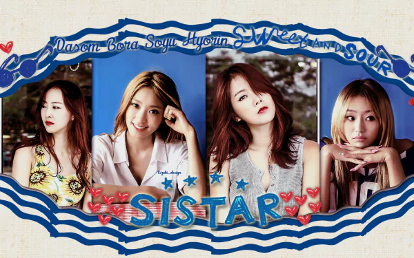 asian K-pop music Sistar HD Desktop Wallpaper | Background Image