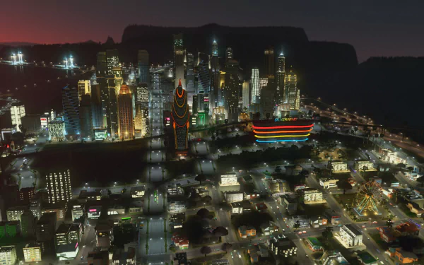 skyscraper city video game Cities: Skylines HD Desktop Wallpaper | Background Image