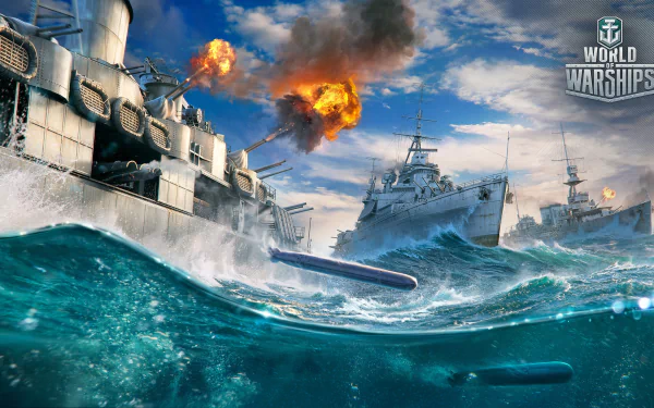 warship video game World of Warships HD Desktop Wallpaper | Background Image