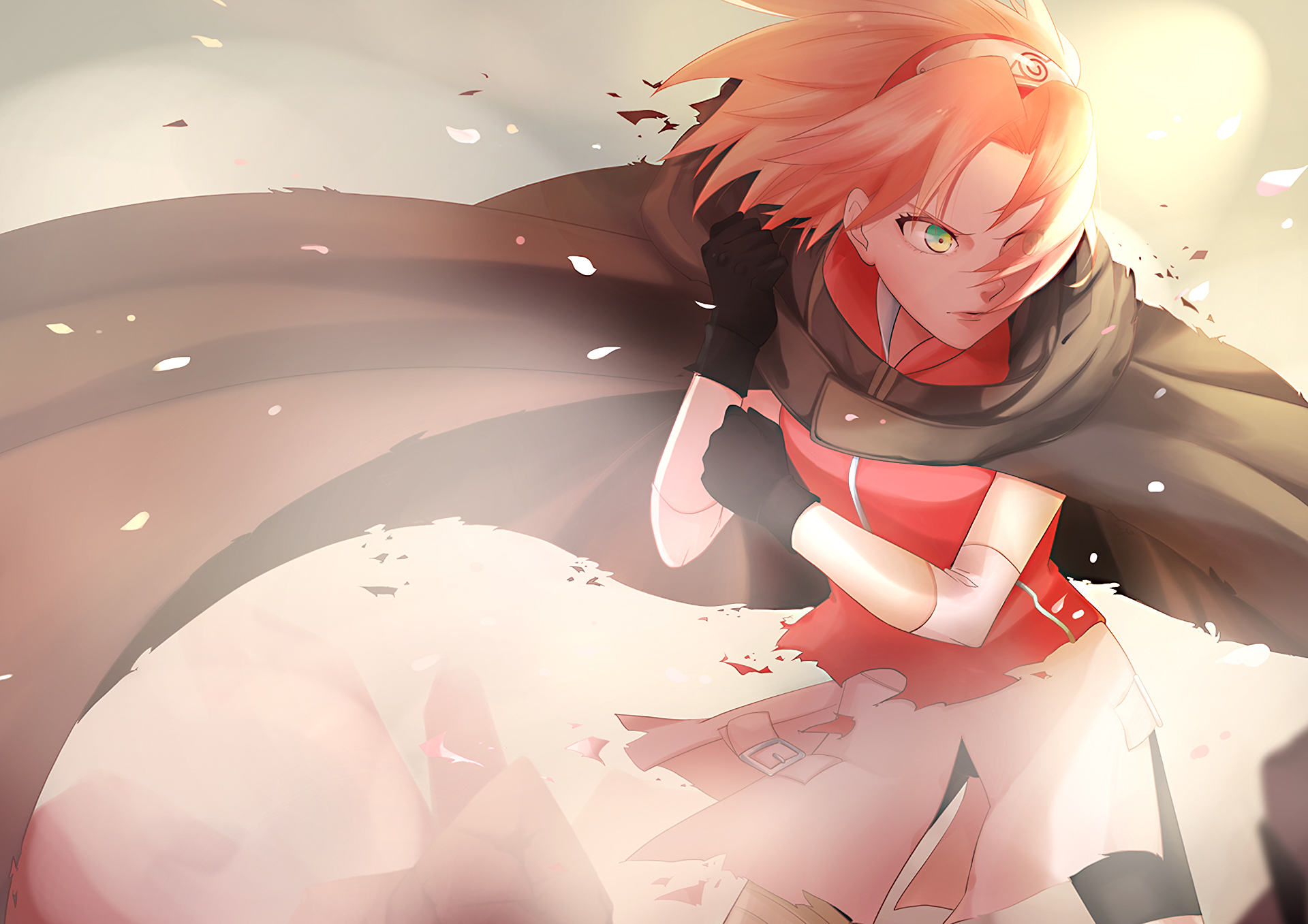 Sakura Haruno in Action HD Wallpaper