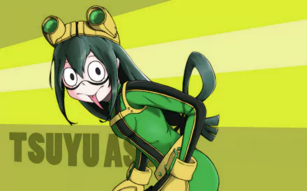 Tsuyu Asui Anime My Hero Academia HD Desktop Wallpaper | Background Image