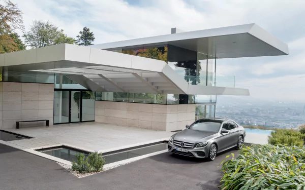 silver car car Mercedes-Benz vehicle Mercedes-Benz E-Class HD Desktop Wallpaper | Background Image