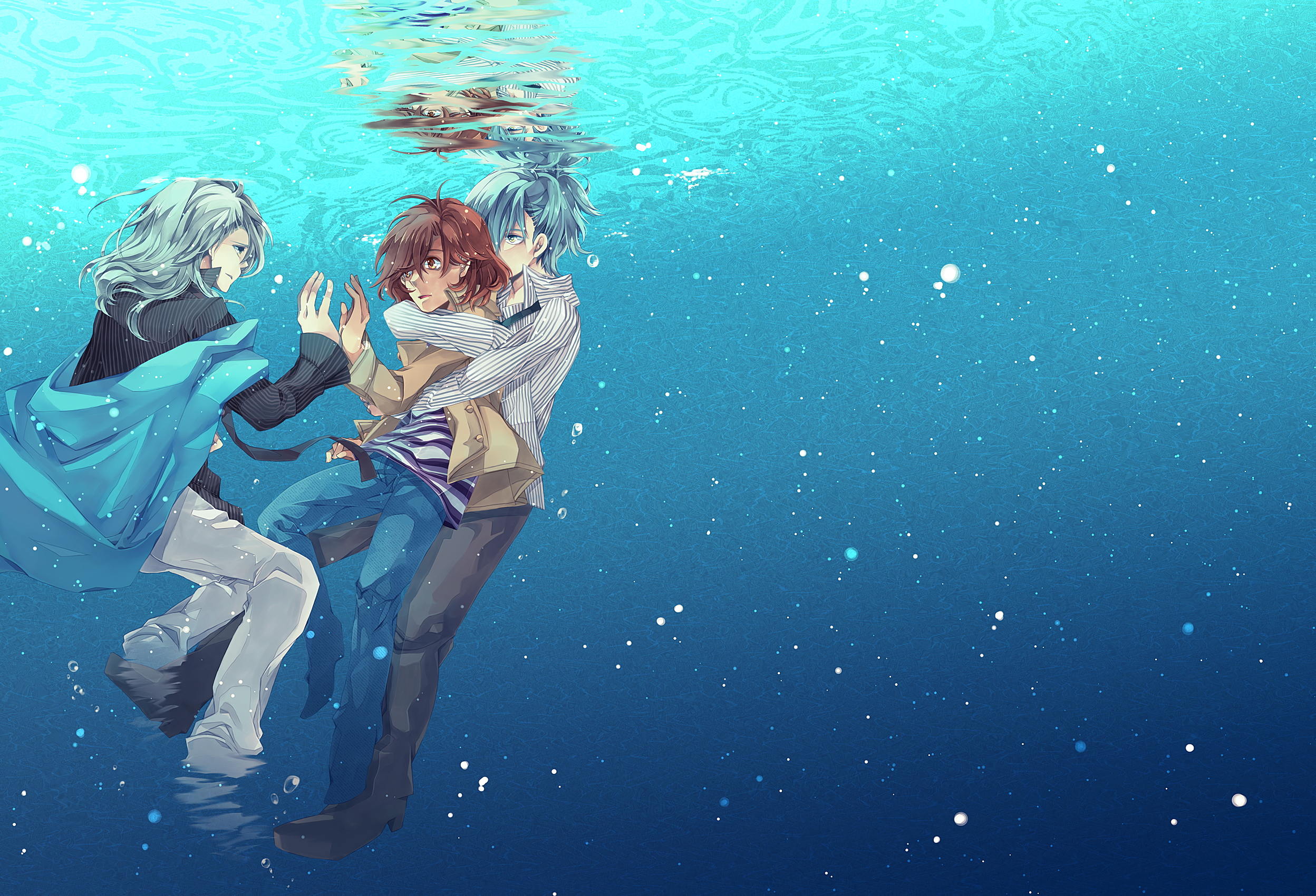 Download Underwater Kotobuki Reiji Kisaragi Aine Mikaze Ai