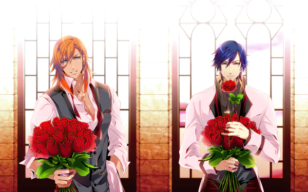 Jinguji Ren Ichinose Tokiya Anime Uta no Prince-sama HD Desktop Wallpaper | Background Image