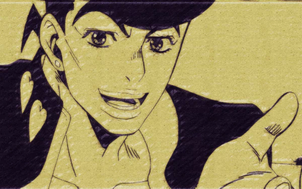Josuke Higashikata Anime Jojo's Bizarre Adventure HD Desktop Wallpaper | Background Image