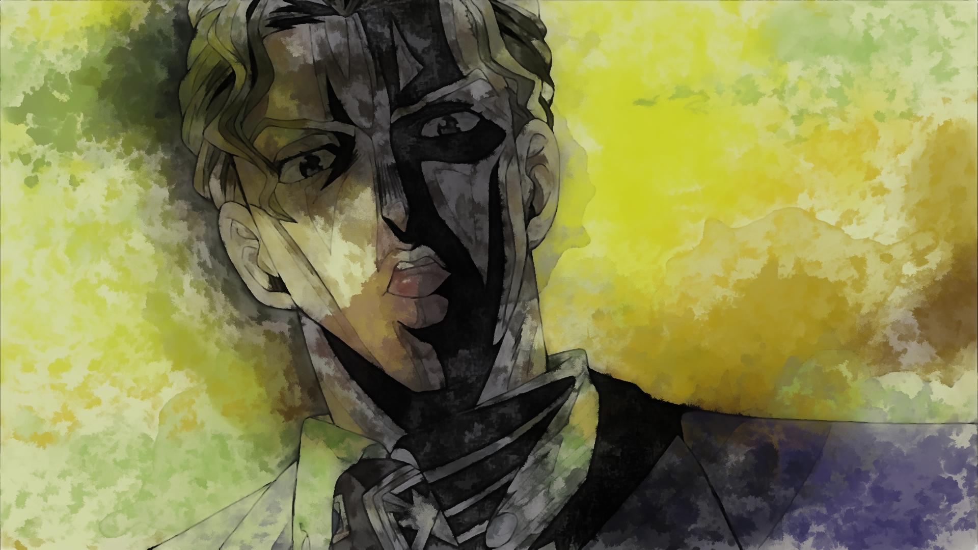 Download Yoshikage Kira Anime Jojo's Bizarre Adventure HD Wallpaper by Terumi Nishii