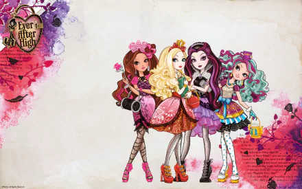 fairy tale fantasy Mattel style fashion doll TV Show Ever After High HD Desktop Wallpaper | Background Image