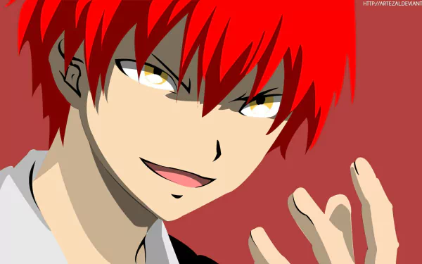 Karma Akabane Anime Assassination Classroom HD Desktop Wallpaper | Background Image