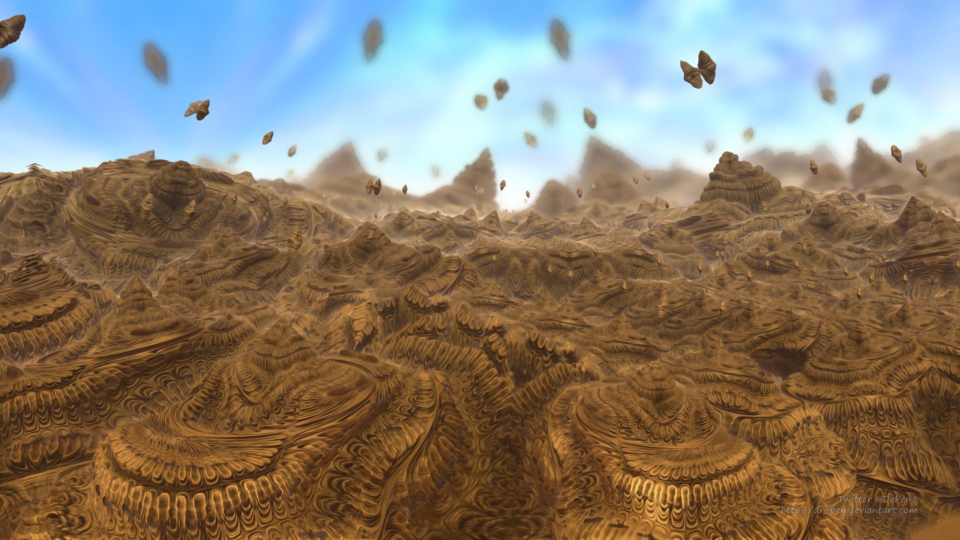 Plains - 3d Fractal Art by Dr-Pen