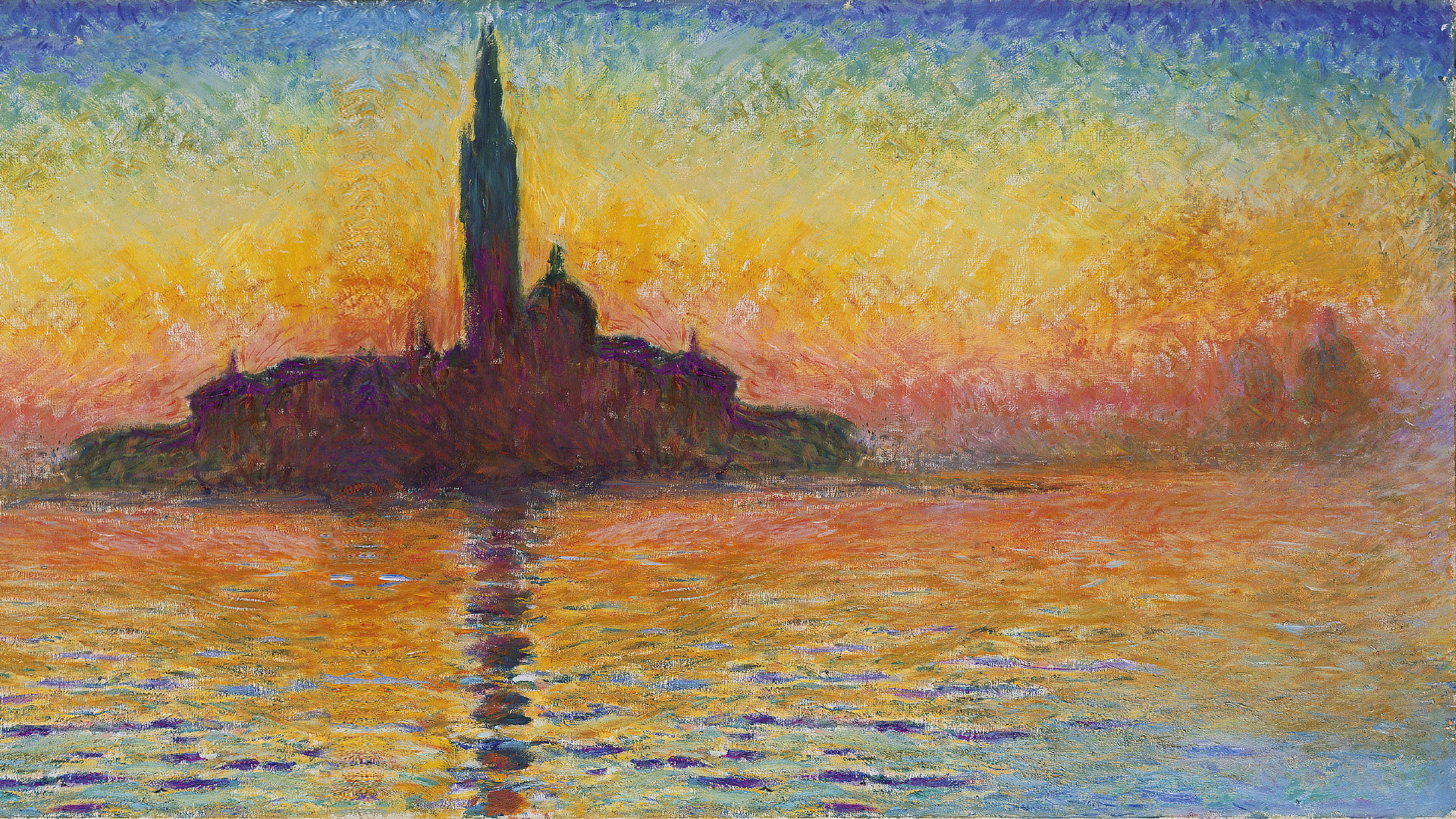 Saint-Georges Majeur au cr?puscule by Claude Monet
