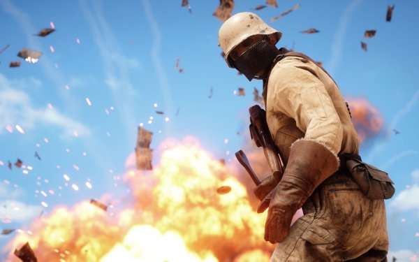 Video Game Battlefield 1 Battlefield Explosion Soldier HD Wallpaper | Background Image
